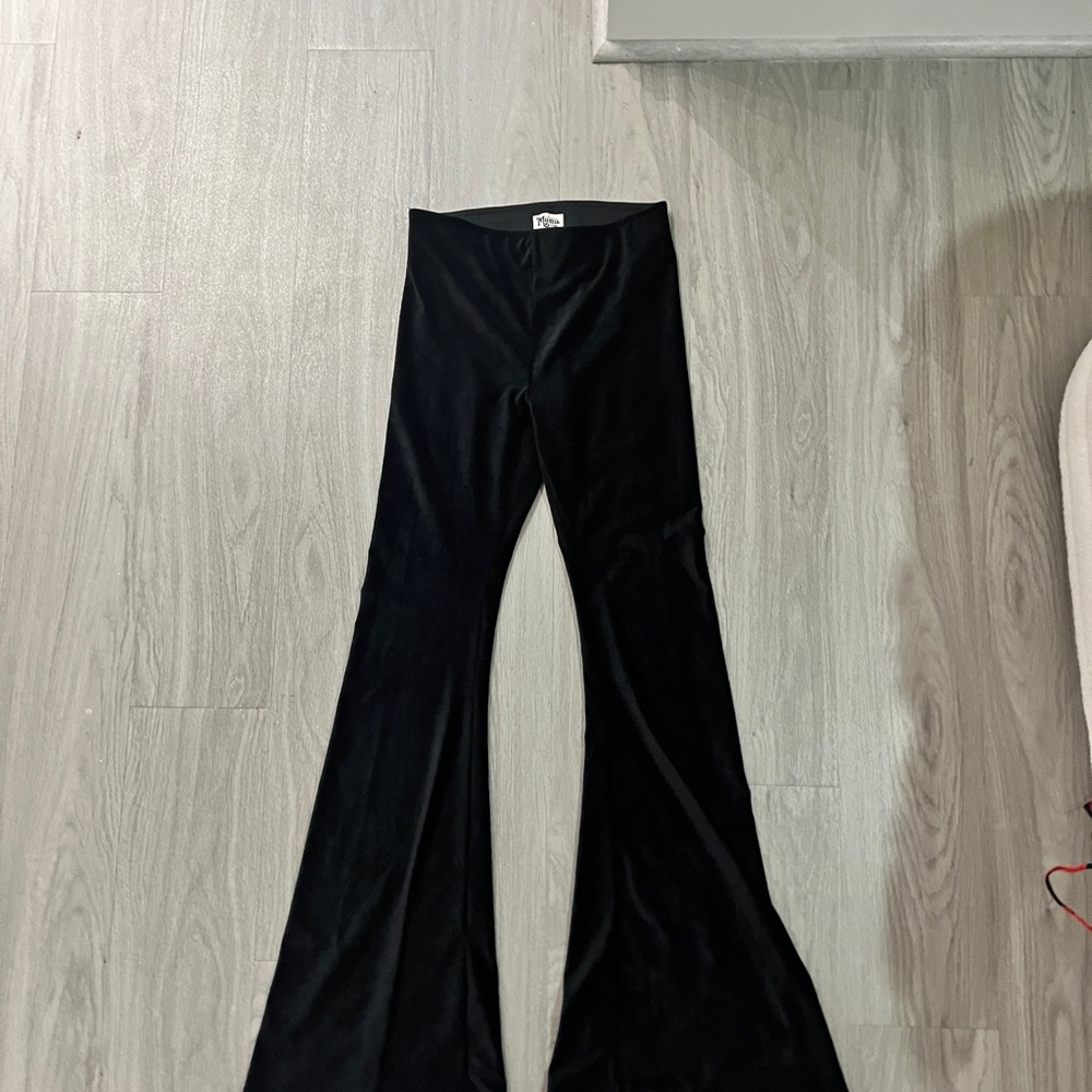 Black Flared Pants